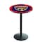 Holland Bar Stool Co 42" Blk Wrinkle Florida Panthers Pub Table L214B4228FlaPan - alternate 1